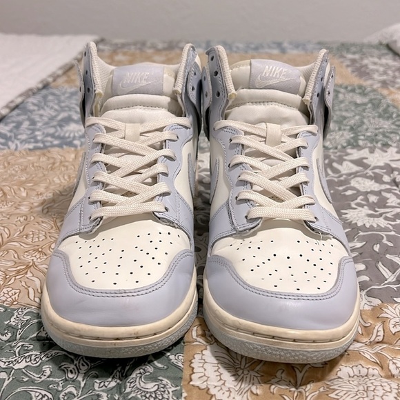 Nike Dunk High Sail Football Grey Nike High-Top Sneakers Size 8 - Picture 9 of 14